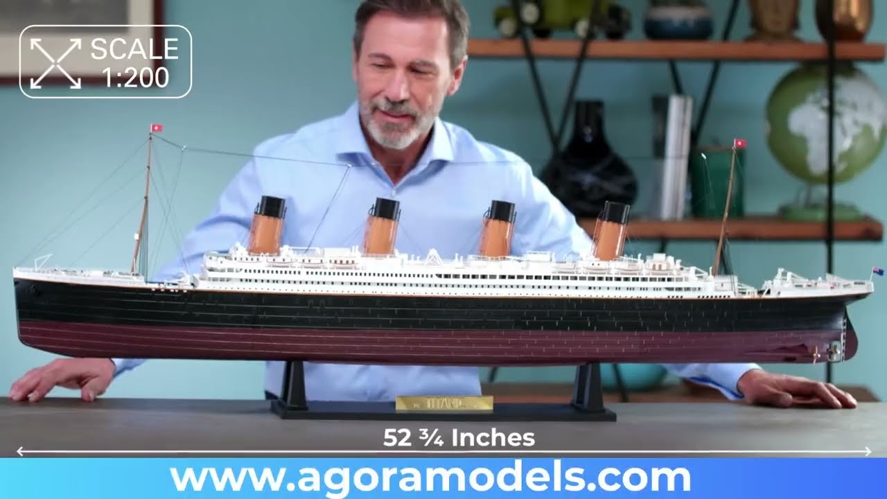1:200 scale Titanic model kit