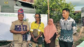 Peletakan Batu Pertama BALE UMAT (Bale Umin Masyarakat) | Bantuan Rumah Layak Huni BAZNAS Sumbawa