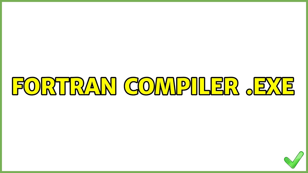 Ubuntu: Fortran compiler .exe