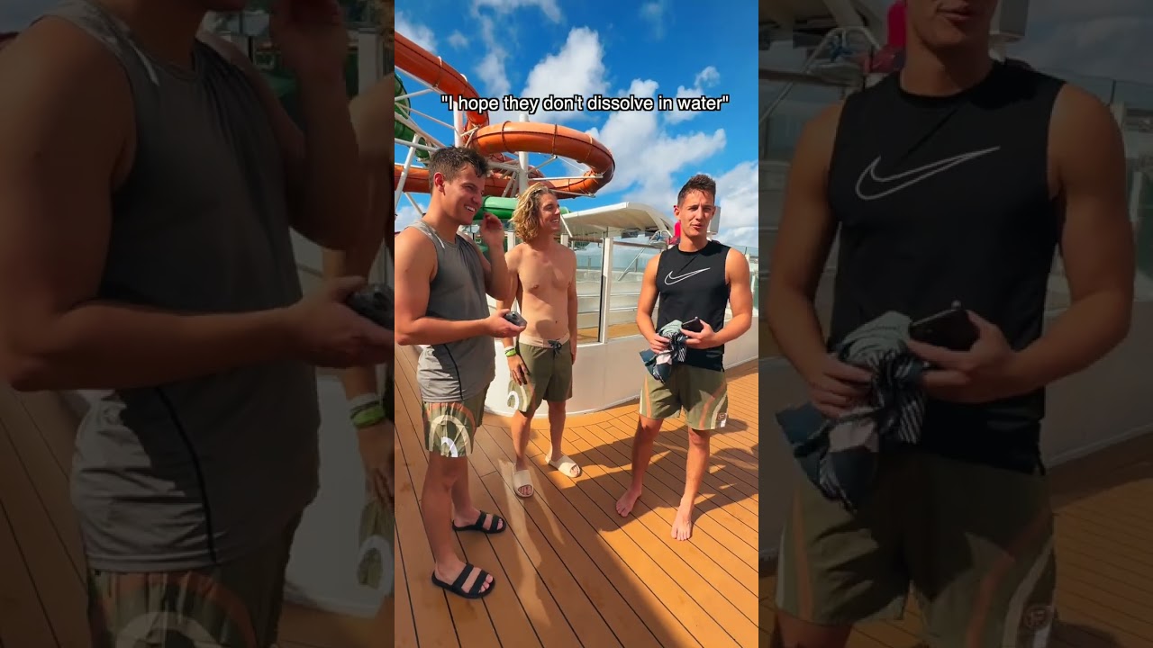 Watch video Matching Swimsuit Prank On Cruise 😂 #shorts Now Matching Swimsuit Prank On Cruise 😂 #shorts