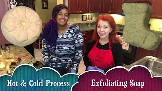 Exfoliant Soap (Hot & Cold Process) with Recipe