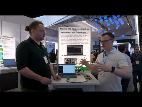 Plotting Accelerometer Data Using WaveForms and the Eclypse Z7