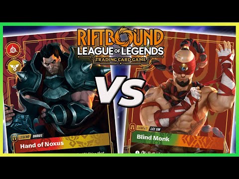 Riftbound Darius Aggro VS Lee Sin Buffs | Draven Is A MONSTER In This Deck!