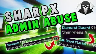 SHARP 10 ITEMS w/ADMIN ABUSE! ( Hypixel Skywars )