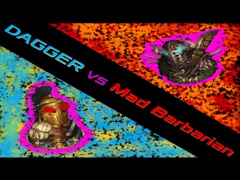 Blazing Deserts: Dagger Only Vs Mad Barbarian!