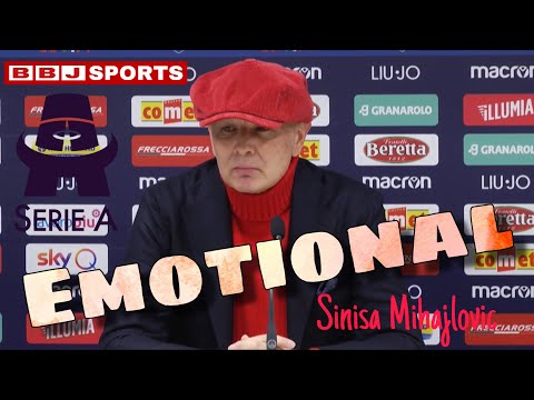 Emotional Bologna coach Sinisa Mihajlovic thanks wife during leukemia battle