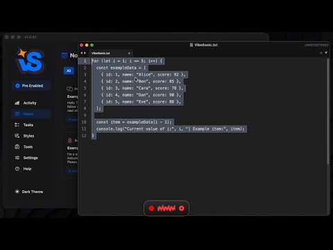 VibeSonic 공식 영상 미리보기