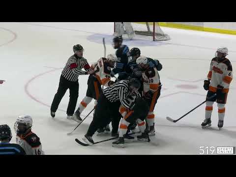 GOJHL Playoffs (Game 1) - Caledonia Corvairs vs Fort Erie Meteors