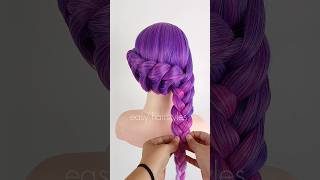 Simple Hairstyles 🎀 #braids #beauty #hair #viral #hairstyles