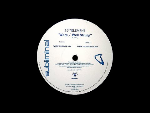 16th Element - Well Strung (Original Mix) (2001)