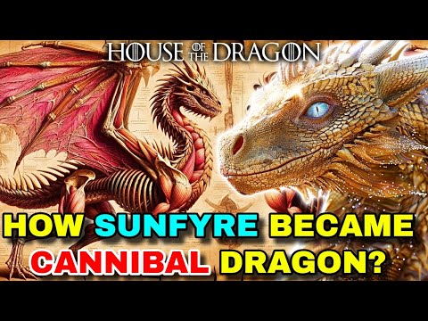 Sunfyre the Golden Anatomy – How Big is it? Can it Beat Vhagar or Vermithor, How It Became Cannibal?