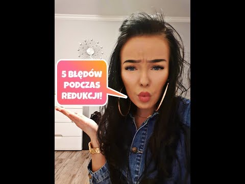 5 BŁĘDÓW podczas REDUKCJI TŁUSZCZU!