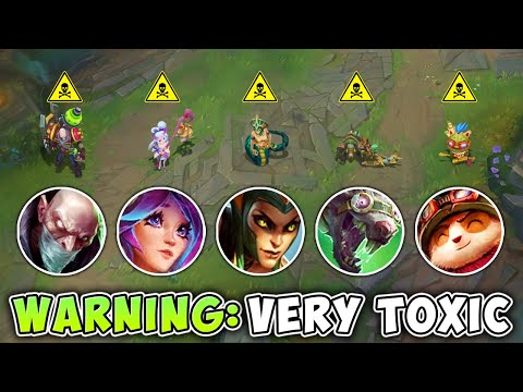 WE PLAYED THE MOST TOXIC COMP OF ALL TIME! (TEAM OF POISONS)