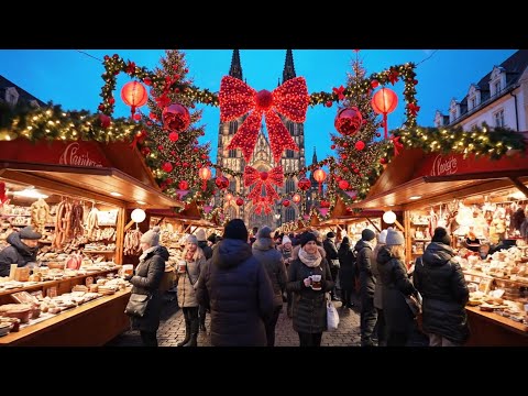 Nuremberg Christmas Market 2025 | Magical Germany Walkthrough in 4K | Christkindlesmarkt Tour”