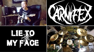 Carnifex - Lie To My Face - Drum And Guitar Cover By Adam And Charlie