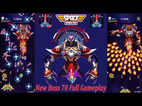 🌌Space Shooter Galaxy Attack | Defeating the New Zone 70 Boss | Gameplay By Apache Gamers🚀