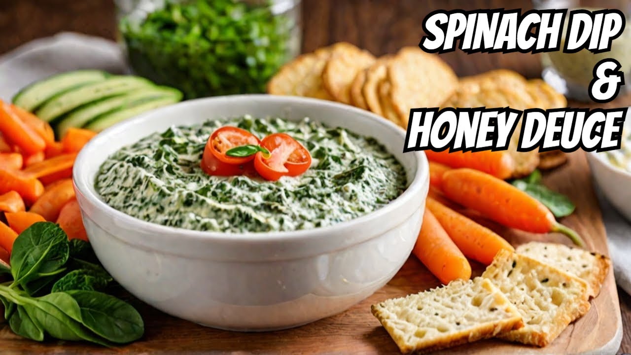 Elevate Your Appetizers with Spinach Dip and a Honey Deuce