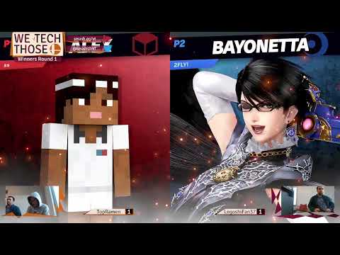 Virginia Tech April Monthly TopRamen (Steve, Wolf) vs LegoshiFan37 (Cloud, Donkey Kong, Bayonetta)