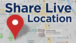 Google Maps - How to Share LIVE Location