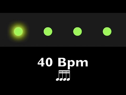 40 BPM - Metronome 4/4 16th Notes / Semicorchea