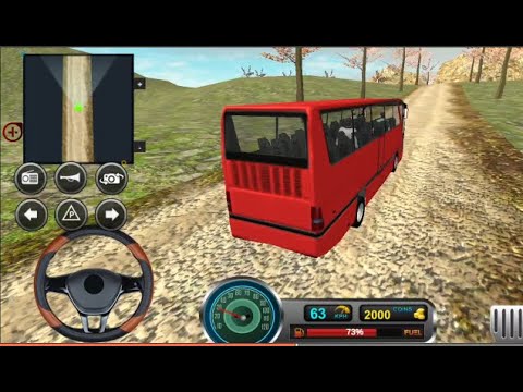 Uphill offroad bus driving simulator 2021 - Realistic Coach Bus Simulator Android Gameplay