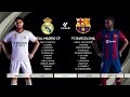 eFootball Pes 2024 - Real Madrid vs Barcelona LaLiga 23-24 / PS4 GAMEPLAY