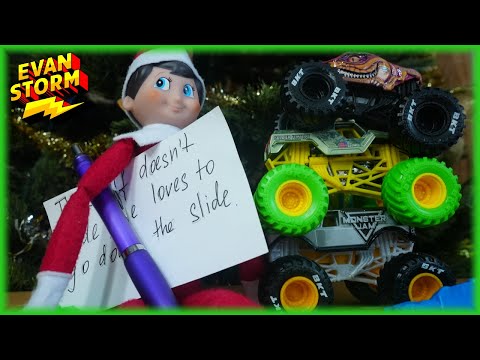 Elf On A Shelf Monster Truck Scavenger Hunt Adventure