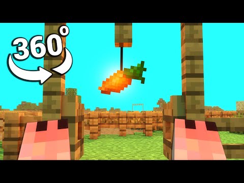 VR Planet - Minecraft - PIG LIFE - 360° Video (Minecraft VR)