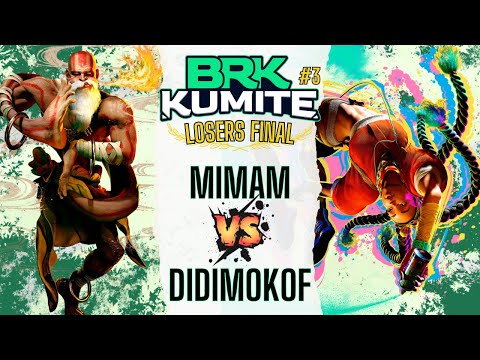 SF6 👊 Mimam (Luke/Dhalsim) vs Didimokof (Kimberly) 👊 BR Kumite #3 - Street Fighter 6 - Losers Final