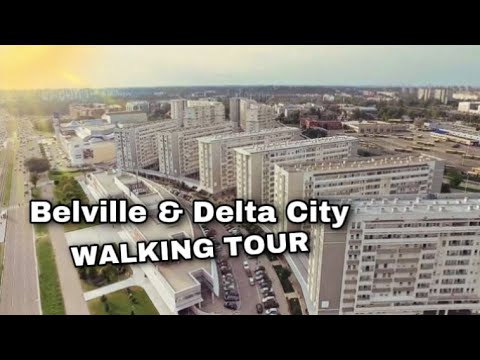 Belville and Delta City | Belgrade | 4K Walking Tour