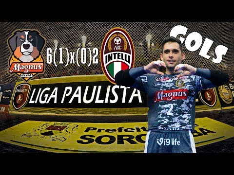 Chuva de Gols Futsal Liga Paulista 2018 | Magnus Sorocaba 6(1)x(0)2 Intelli