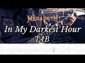 TAB In My Darkest Hour Megadeth Jackson J32 King V