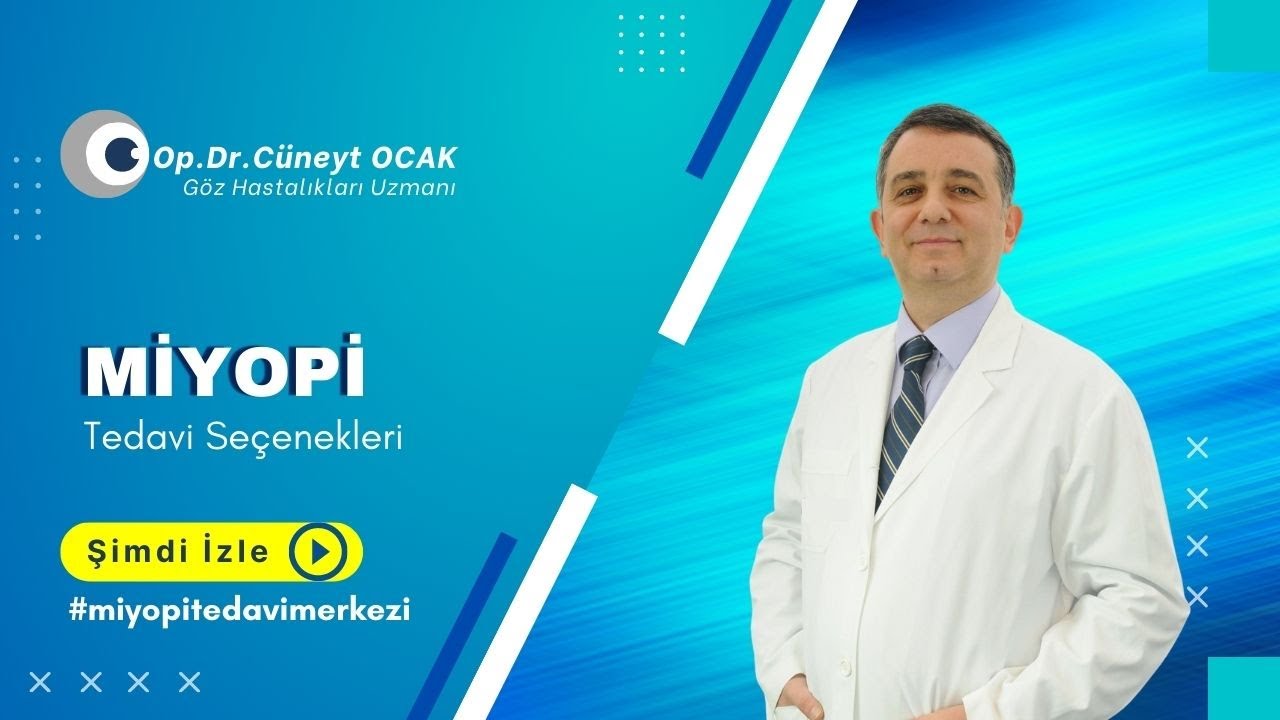 Miyopi Tedavi Seçenekleri; Gözlük, Kontakt lens, Ortokeratoloji, Lazer cerrahisi, Akıllılens