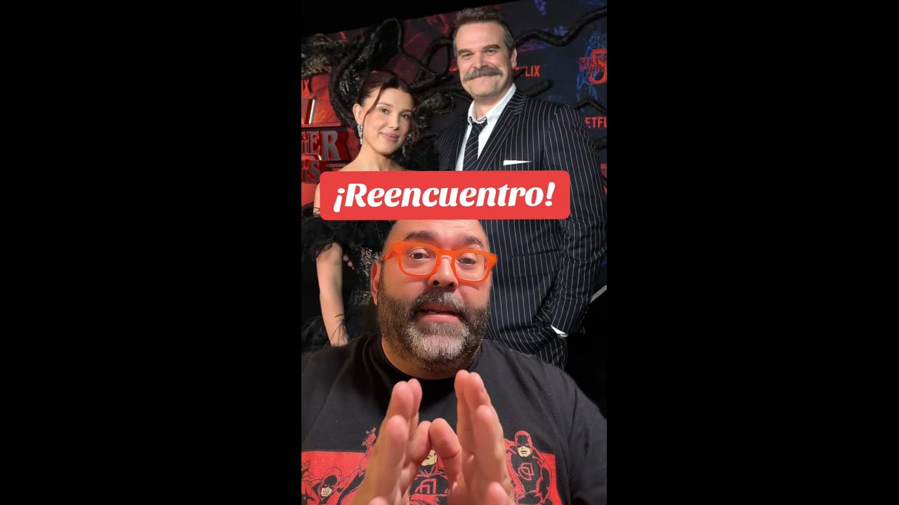 ¡MILLIE BOBBY BROWN Y DAVID HARBOUR EN LA PREMIERE DE STRANGER THINGS!