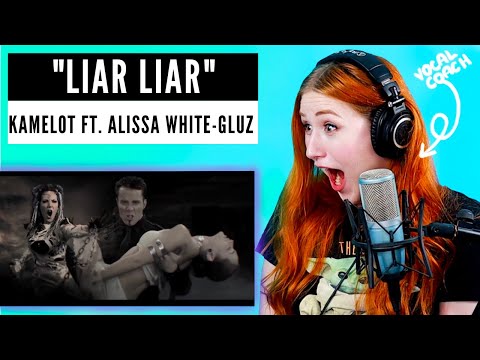 Kamelot for the FIRST time! Alissa how I've NEVER heard her! | Vocal Coach Analysis of "Liar Liar"