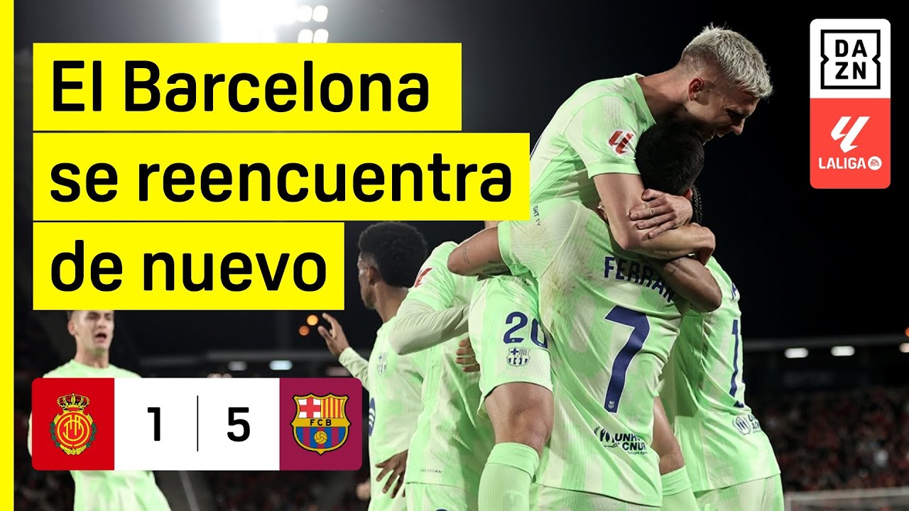 RCD Mallorca vs FC Barcelona (1-5) | Resumen y goles | Highlights LALIGA EA SPORTS