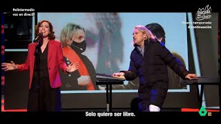 'Ayuso' y 'Nacho Cano' cantan "Hijo de la fruta" - El Intermedio