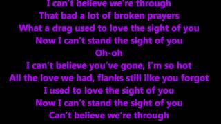 Tulisa - Sight Of You Lyrics