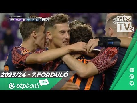 Bognár István gólja az Újpest FC – MTK Budapest mérkőzésen