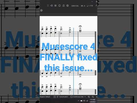 Musescore 4 FINALLY Fixed This Issue!