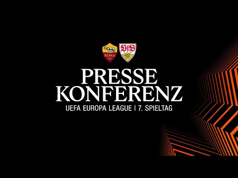 LIVE Pressekonferenz: AS Rom - VfB Stuttgart | UEFA Europa League