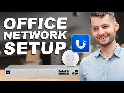 How to Setup Ubiquiti UniFi Network for a Small Business Office 🛜