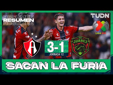 Highlights and goals - Atlas 3-1 Juárez | Liga MX - Matchday 12 Apertura 2025 | TUDN