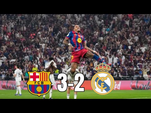 BARCELONA 3-2 REAL MADRID MATCH REVIEW CAMPEONES 💙❤️💪🥳