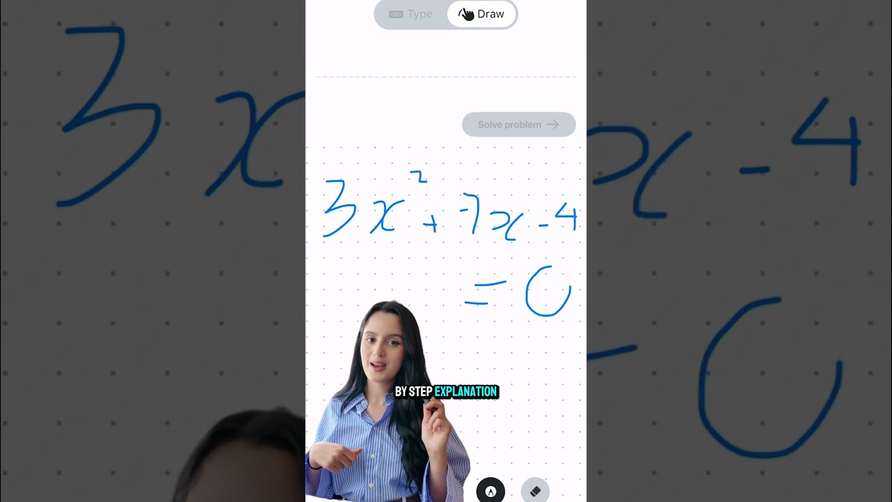 Not enough help at school? Try out MathGPT AI #homeworkhelp #mathsolver #schooltips #studyguide