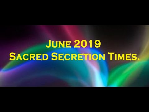 Lunar Calendar June 2019 Sacred Secretion Times - Christ Oil The Sacred Secretion The Christ Within
