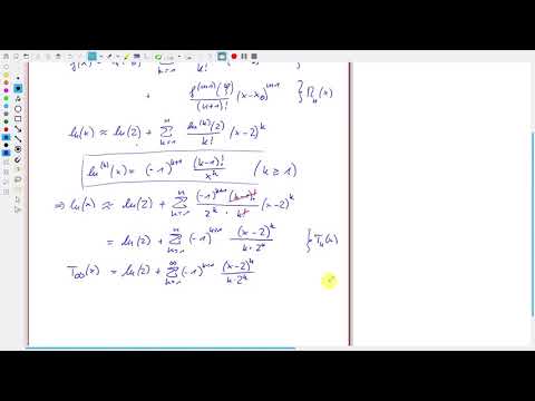 Analysis Aufg. 18.7 Taylor-Entwicklung für den natürlichen Logarithmus
