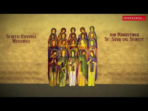 Sfintii mucenici ucisi in Manastirea Sfantul Sava cel Sfintit - 20 Martie