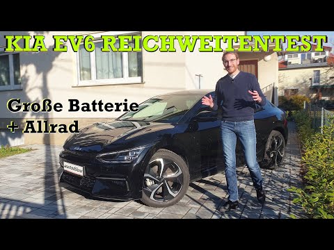 KIA EV6 GT-line Long Range AWD - Reichweitentest (130 km/h) | autofilou [2160p]