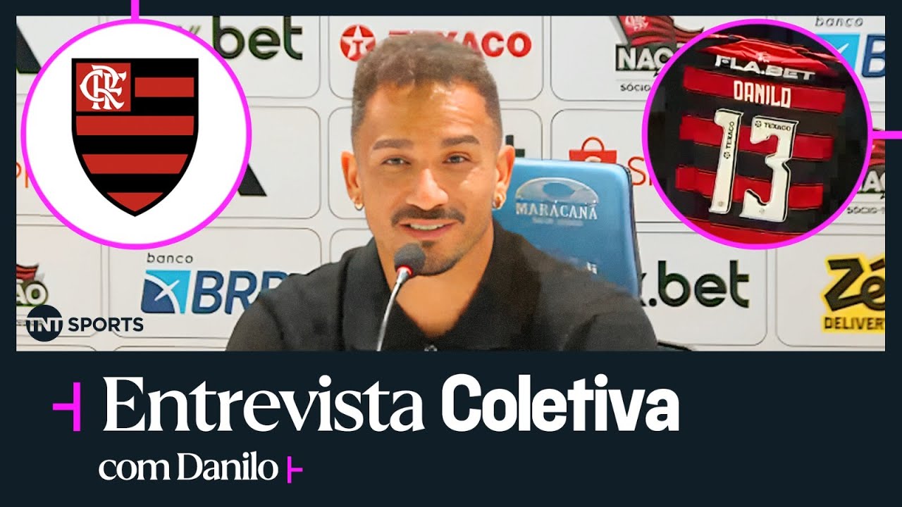"JOGAR PELO FLAMENGO VAI SER UMA EMOÇÃO DIFERENTE DE TUDO NA VIDA" ENTREVISTA COLETIVA COM DANILO
